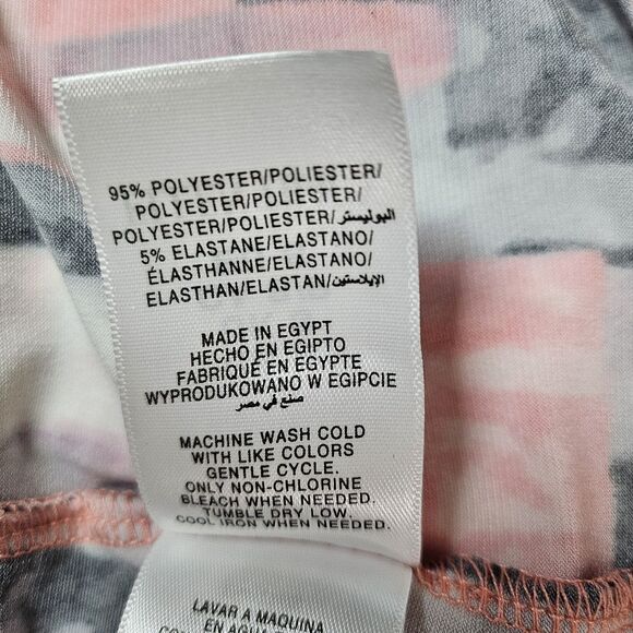 Ellen Tracy pink black white loose fitting tunic top 3/4 sleeve size small - Picture 5 of 6